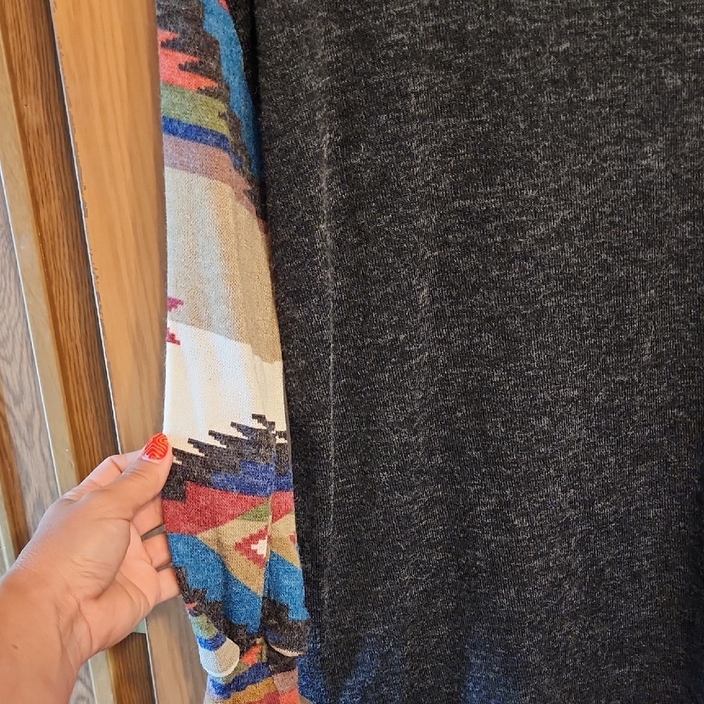 First Love Multicolor Long Sleeve Top - Picture 3 of 4
